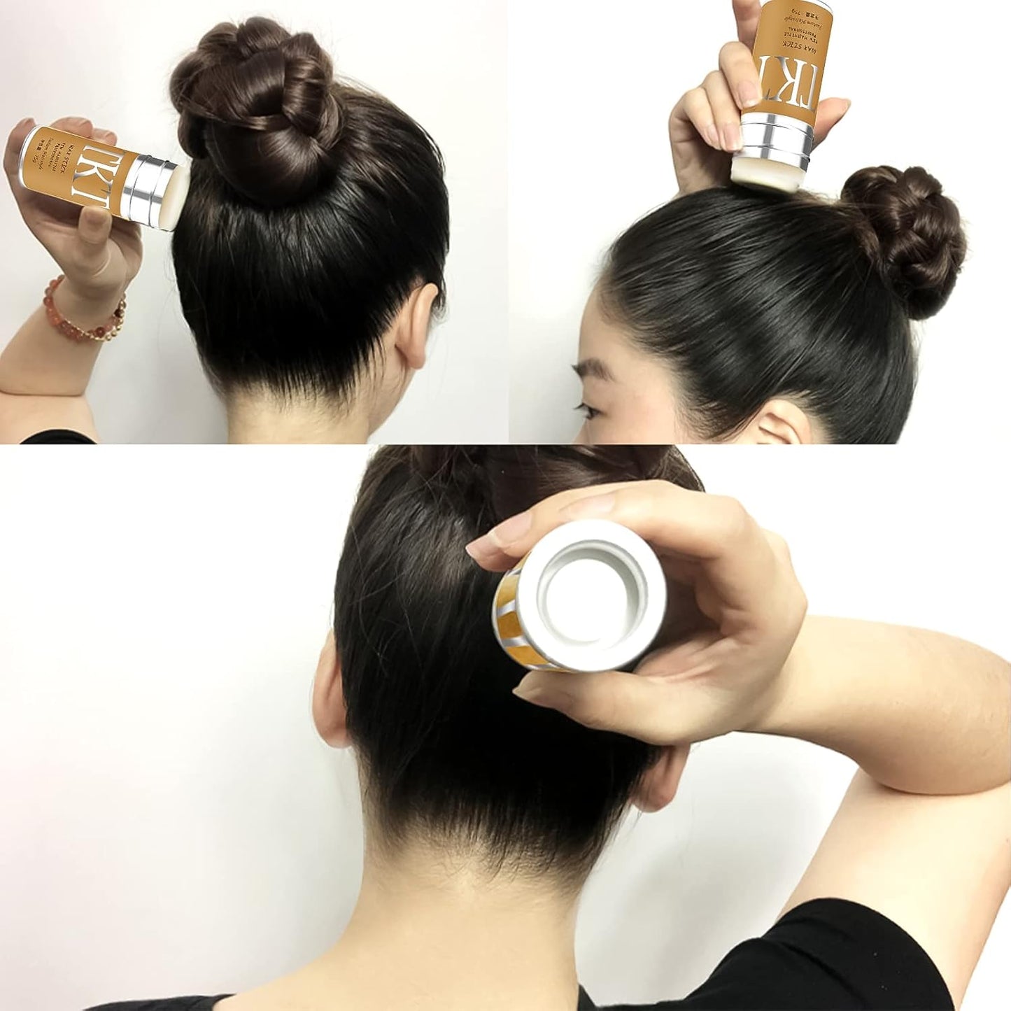 Hair Wax Stick, Styling Wax, Durable, Effortless Temporary Hair Styling Product for Edge Frizz