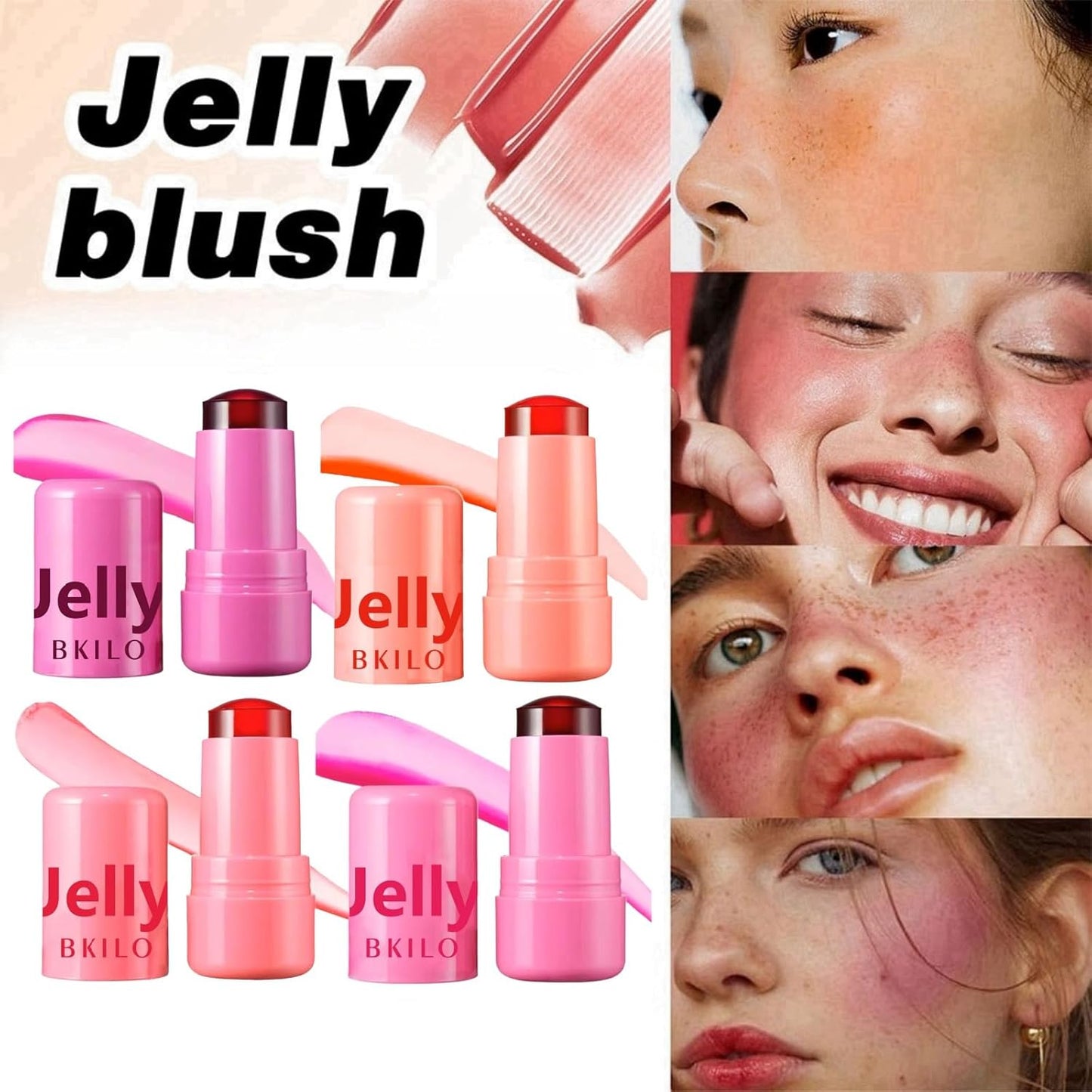 Milk Jelly Blush Stick & Tint Set – Cooling, Sheer Lip & Cheek Stain